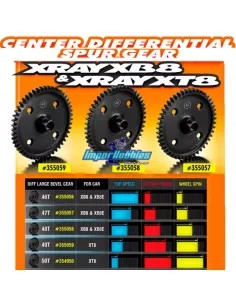 Couronne de différentiel central 48T  Xray XB8 / XB8E 355058 2