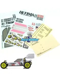 Adhesivos decoración carrocería Kyosho Ultima '87 JJ UTD001