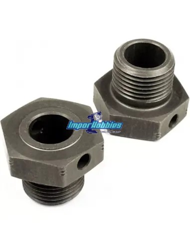 Hexágonos de rueda + 2mm Hard Coated (2 Uds.) Xray XB8 / XB8E / XT8 / XT8E / GTX8 / GTXE 355252