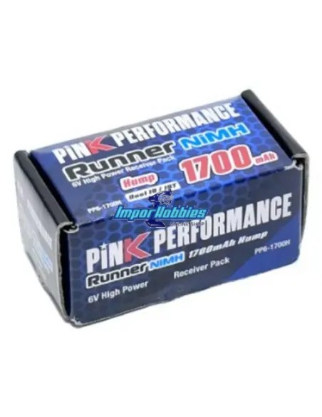 Accu de récepteur format 3+2 6.0V 1700Mah NiMh Prise JST - Bec Pink PP6-1700H