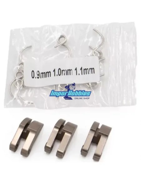 Mazas embrague aluminio 1/8 Buggy Hobbytech HTR-1920002