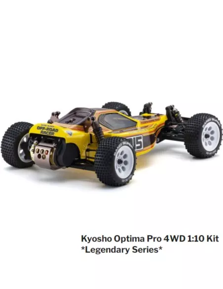 Kyosho Optima Pro 1/10 4WD Buggy Kit RC Car - Legendary Series 30620B