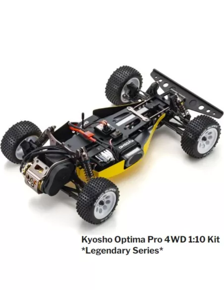 Kyosho Optima Pro 1/10 4WD Buggy Kit RC Car - Legendary Series 30620B