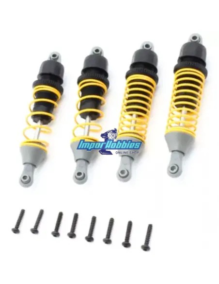 Kit amortiguadores delanteros y traseros (4 Uds.) Kyosho SandMaster / Nexxt / Axxe EZ208GY