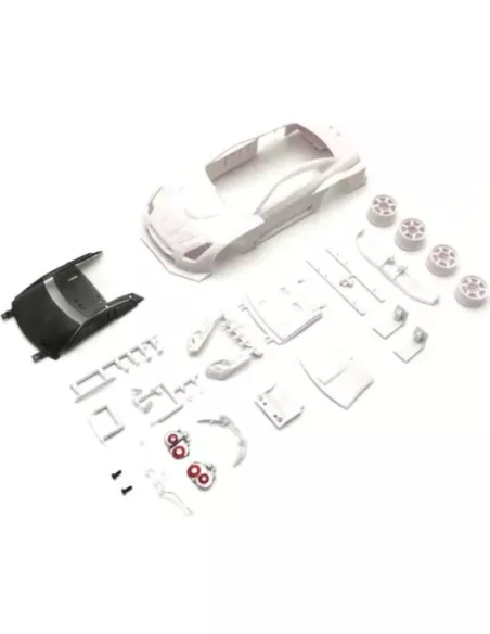 White Body Painting 98mm - Kyosho Mini-Z Nissan Xanavi Nismo GT-R GT500 2008 MZN219