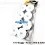 Llanta trasera blanca 1/10 Buggy 2WD & 4WD Hex 12mm (8 U.) Jetko JK6114WH8