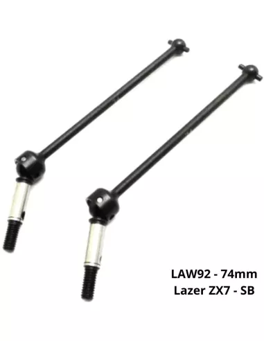 Universal Swing Shaft - 74mm (2 U.) Kyosho Lazer ZX7 / SB LAW92