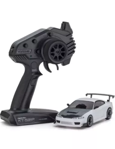 Kyosho Mini-Z AWD MA020 4WD Nissan Silvia S15 White Drift Pack 32647W - Kyosho Mini-Z AWD Readyset Models