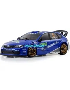 Painted Body 94mm Kyosho Mini-Z AWD Subaru Impreza WRC 2008 MZP471WR