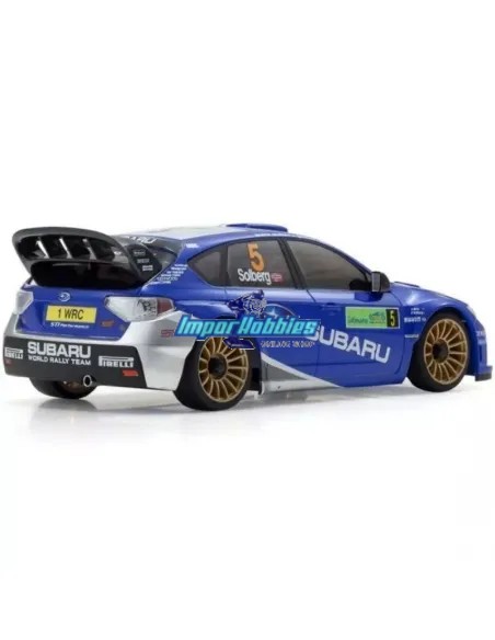 Carrosserie blanche à peindre 94mm Kyosho Mini-Z Subaru Impreza WRC 2008 MZN160 - Carrosseries à peindre (Blanche) Kyosho Mini-Z