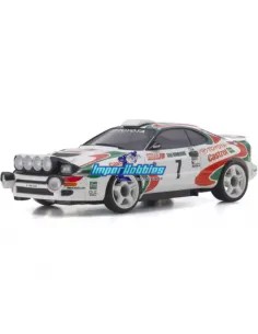 Carrosserie peinte 90mm Kyosho Mini-Z AWD Toyota Celica Turbo WRC No.7 WRC 1993 Juha Kankkunen MZP481JK