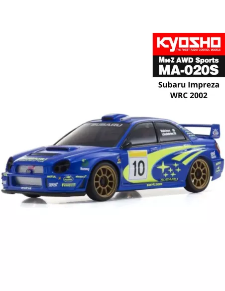 Body Painting w/ Wheels 90mm Kyosho Mini-Z AWD Subaru Impreza WRC 2002 MZN200 - Body Shells to Paint - White Kyosho Mini-Z