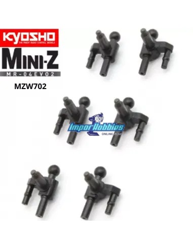 Manguetas delanteras 1 - 2 - 3 Deg Kyosho Mini-Z MR-04 MZW702