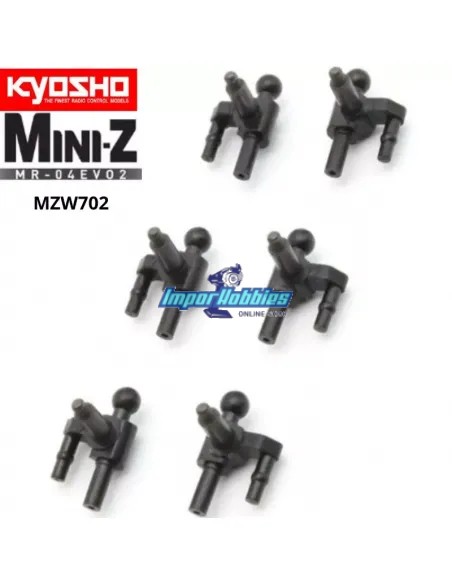 Manguetas delanteras 1 - 2 - 3 Deg Kyosho Mini-Z MR-04 MZW702