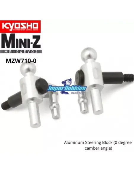 Manguetas delanteras aluminio 0 Deg Kyosho Mini-Z MR-04 MZW710-0