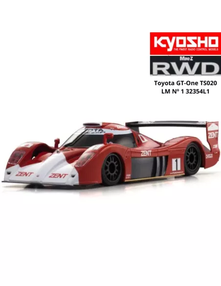 Mini RC Car 1/28 Scale Kyosho Mini-Z RWD Sports W-LM (102mm) Toyota GT-One TS020 N.1 KT531P 2.4ghz ReadySet 323454L1