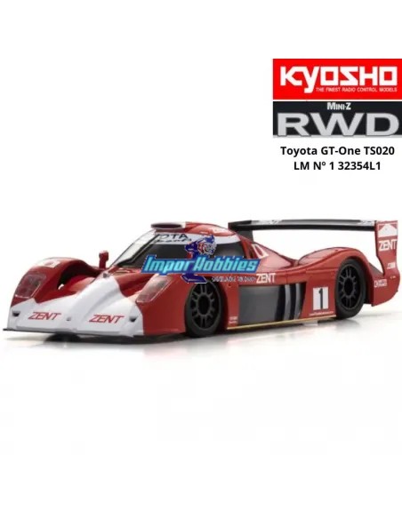 Mini voiture RC échelle 1/28 Kyosho Mini-z RWD Sports W-LM (102mm) Toyota GT-One TS020 N.1 KT531P 2.4ghz ReadySet 323454L1