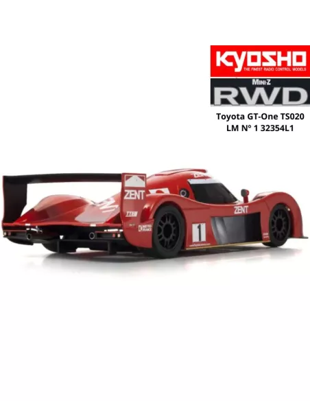 Mini RC Car 1/28 Scale Kyosho Mini-Z RWD Sports W-LM (102mm) Toyota GT-One TS020 N.1 KT531P 2.4ghz ReadySet 323454L1