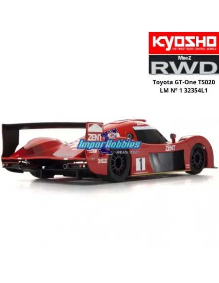 Mini voiture RC échelle 1/28 Kyosho Mini-z RWD Sports W-LM (102mm) Toyota GT-One TS020 N.1 KT531P 2.4ghz ReadySet 323454L1