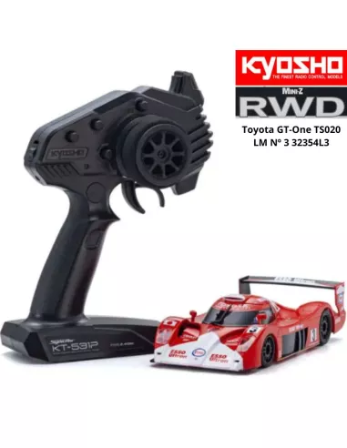 Mini RC Car 1/28 Scale Kyosho Mini-Z RWD Sports W-LM (102mm) Toyota GT-One TS020 N.3 1999 KT-531P 2.4ghz ReadySet 323454L3