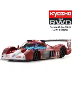 Mini Coche RC Escala 1/28 Kyosho Mini-Z RWD Sports W-LM (102mm) Toyota GT-One TS020 N.3 1999 KT-531P 2.4ghz ReadySet 323454L3 2