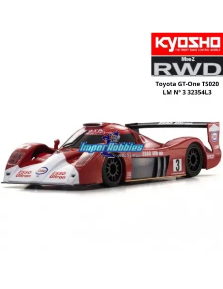 Mini voiture RC échelle 1/28 Kyosho Mini-z RWD Sports W-LM (102mm) Toyota GT-One TS020 N.3 1999 KT-531P 2.4ghz RTR 323454L3