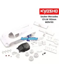 Carrocería para pintar 102mm Kyosho Mini-Z Sauber Mercedes C9 LM MZN193