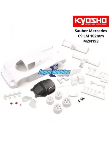 Carrosserie blanche à peindre 102mm Kyosho Mini-Z Sauber Mercedes C9 LM MZN193