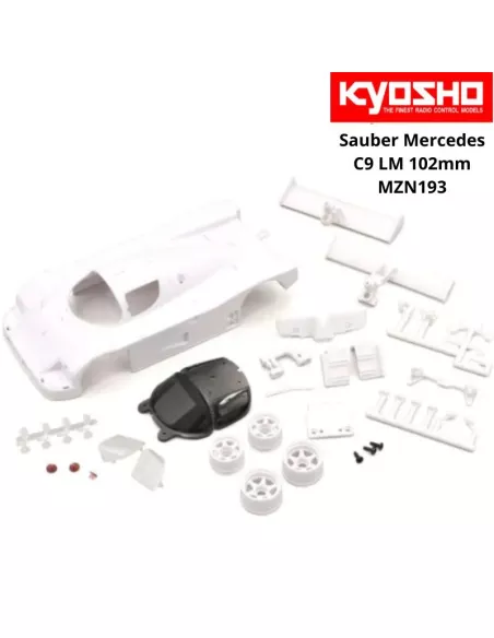 White Body Painting 102mm Kyosho Mini-Z Sauber Mercedes C9 LM MZN193