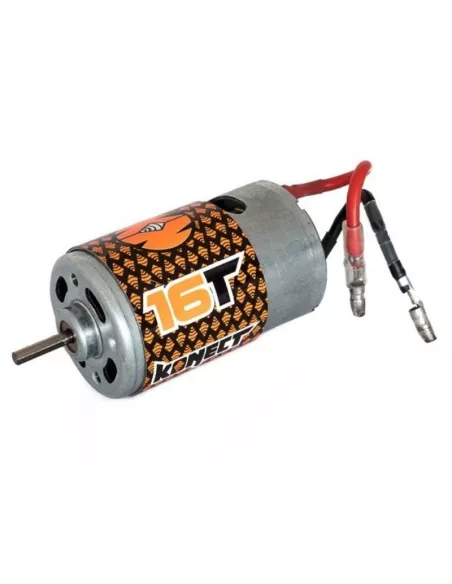 Motor Brushed Tipo 550 16T Hobbytech Revolt BX8SL Runner Konect KN-M550-16T - Hobbytech BX8SL Runner Charbon Brushed - Spare Par