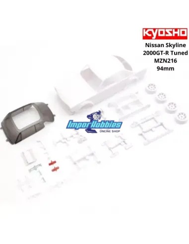 Carrocería para pintar 94mm Kyosho Mini-Z Nissan Skyline 2000GT-R (KPGC10) Tuned Ver. MZN216