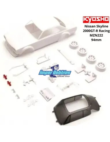 Carrosserie blanche à peindre 94mm Kyosho Mini-Z Nissan Skyline 2000GT-R (KPGC10) Racing Ver. MZN222
