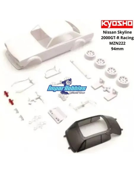 Carrosserie blanche à peindre 94mm Kyosho Mini-Z Nissan Skyline 2000GT-R (KPGC10) Racing Ver. MZN222