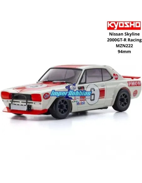 Carrocería para pintar 94mm Kyosho Mini-Z Nissan Skyline 2000GT-R (KPGC10) Racing Version. MZN222