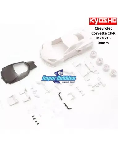 Carrosserie blanche à peindre 98mm Kyosho Mini-Z Chevrolet Corvette C8-R MZN215 1/28