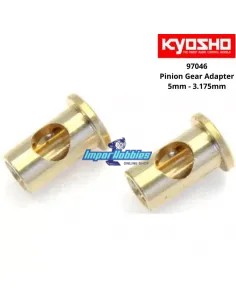 Adaptateur de pignon 5mm à 3.17mm - 2 (U.) Kyosho 97046
