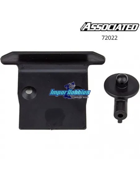 Soporte de carrocería trasero y parachoques delantero - Team Associated RB10 RTR AS72022