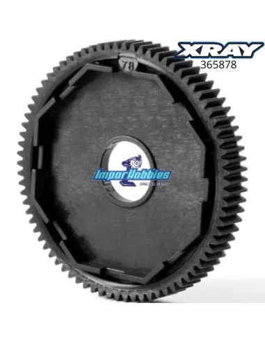 Couronne 3-Pad 78T 48P Xray XB2 / XB4 / XT2 / XT4 / SCX 365878