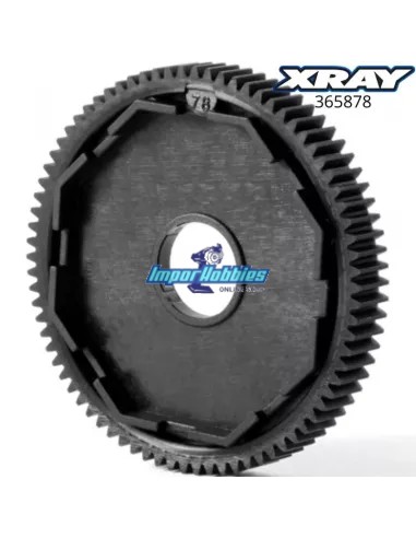 Spur Gear - 3-Pad - 78T 48P Xray XB2...