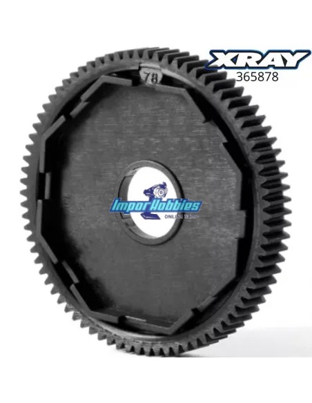 Couronne 3-Pad 78T 48P Xray XB2 / XB4 / XT2 / XT4 / SCX 365878
