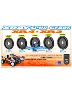 Corona 3-Pad 75T 48P Xray... 2