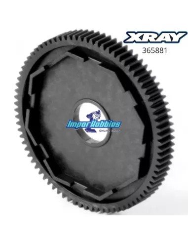 Spur Gear - 3-Pad - 81T 48P Xray XB2...