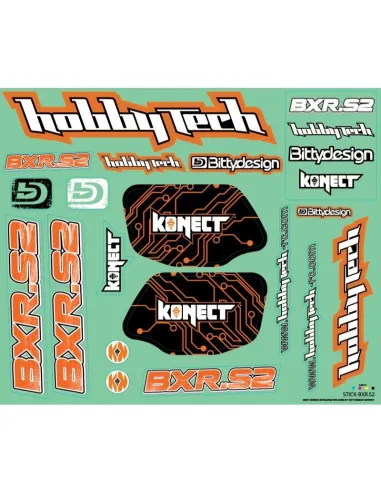 Decal Sheet - Hobbytech BXR S2 RTR &...