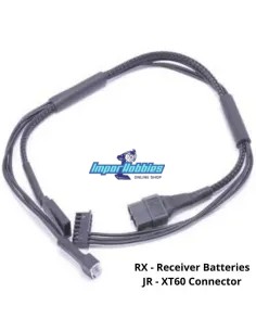 Receiver Lipo Battery Charging Lead - JR - XT60 Connector - 30cm XTR-0305 For rc car