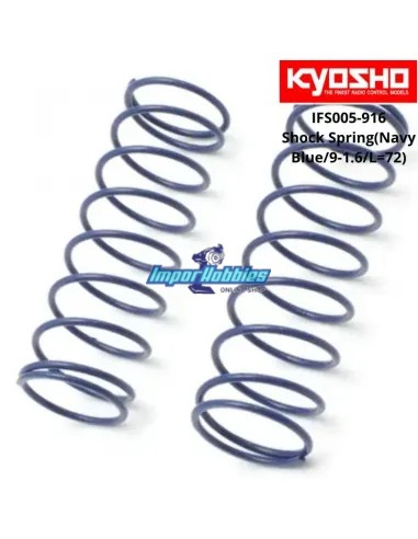 Muelles delanteros 72mm azules 9t/1.6...