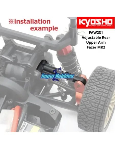 Tirante trasero superior ajustable Kyosho Fazer MK2 FAW231