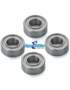Ball Bearing Set - Fluorine Shield - 5x10x4mm (4 U.) Kyosho BRG001TSB