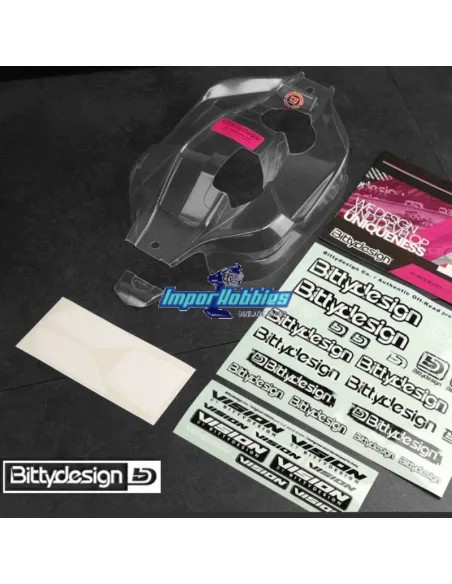 Carrosserie non peinte pré-découpée Vision Hot Bodies D819RS Nitro Bittydesing VIS-HB819RS
