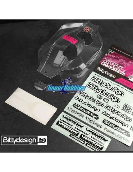 Clear Body - Pre-cut  Vision Hot Bodies D819RS Nitro Bittydesing VIS-HB819RS