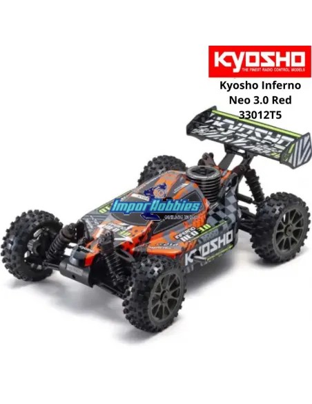 Kyosho Inferno Neo 3.0 Nitro Red 2.4Ghz Readyset KE21SP - KT-231P+ 33012T3 - RC Cars 1/8 Scale Nitro